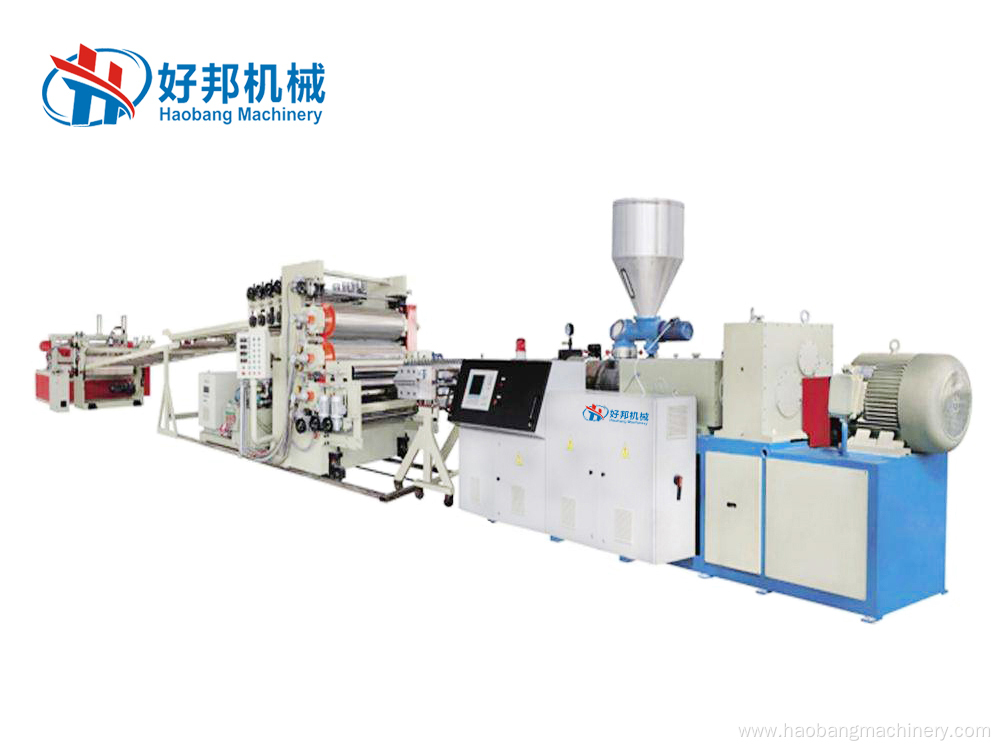 HIGH PERFORMANCE PVC RIGID SHEET EXTRUSION MACHINES