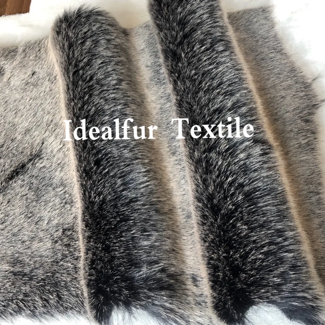 Tip-Dyed Super Soft Long Pile Fake Raccoon Fur