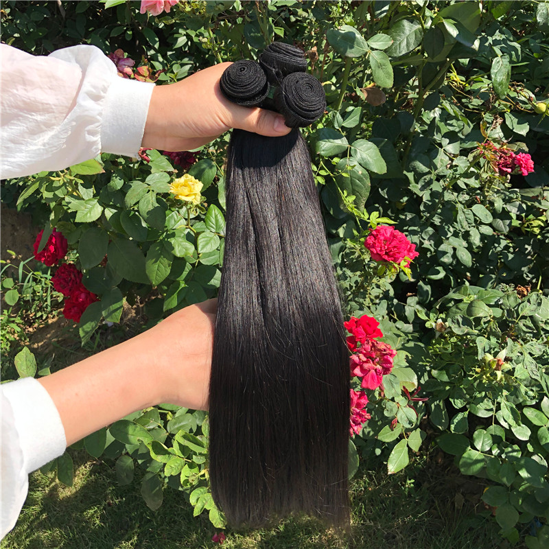 Top Quality 12A Grade Straight Body Wave 100%  Human Hair Bundles Cuticle Aligned Hair Bundles Supplier