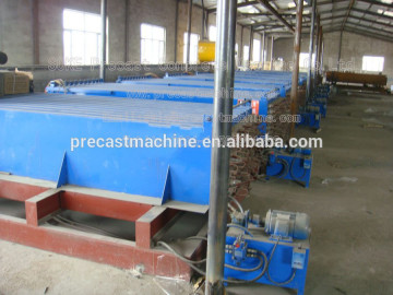 Concrete roof tile making machine