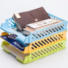 Office desk organizer Plastic Documents basket plastic file tray