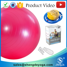 2017 vibrating massage pvc exercise yoga ball printing