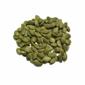 Granos de semillas de calabaza verdes brillan la piel sin cáscara
