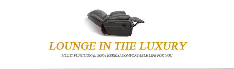 New style hot selling leather sectional sofa recliner sofa