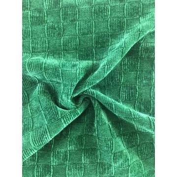 Polyester Jacquard Knitted Chenille Fabric for Fall Garment