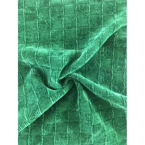 Polyester Jacquard gebreide chenille -stof voor herfstkleding