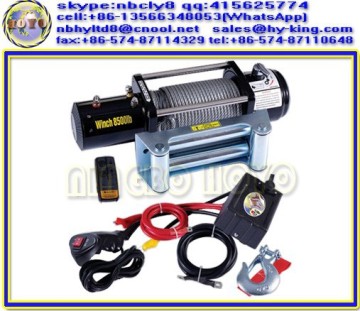 4wd 12v/24v electric recovery winch , 8500lb 4x4 winch installation , 4x4 winches on sale