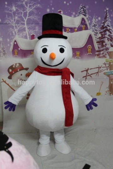Christmas snowman mascot costume for adult,used mascot costume for sale