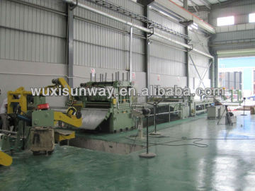 china wuxi coil leveling and cutting machine