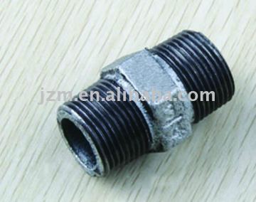 galvanized malleable cast iron nipple connector
