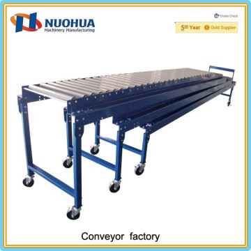 Manual gravity container unloading equipment /truck,container unloading conveyor