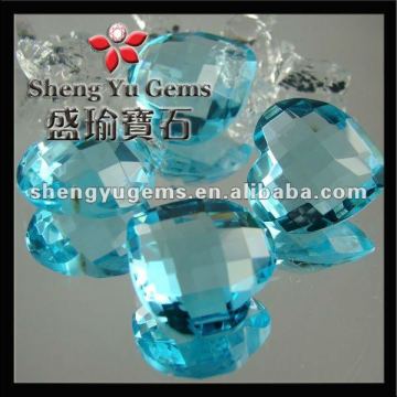 gemstone polished synthetic glass gems GLHT0002#BA62