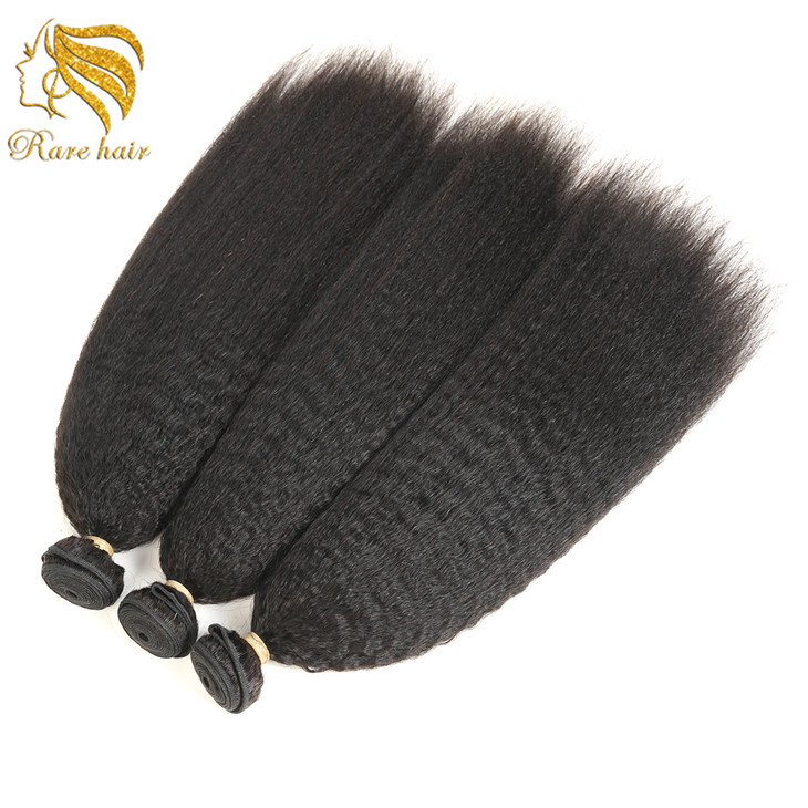 Lsy Wholesale Kinky Straight Hair Weave In New York, Luxury Hair Packaging No Tangle No Shed Crochet Braiding Human Hair Weave