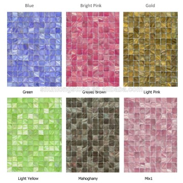 Colors Dyed Shell Mosaic tile,natural shell mosaic,natural mosaic tile