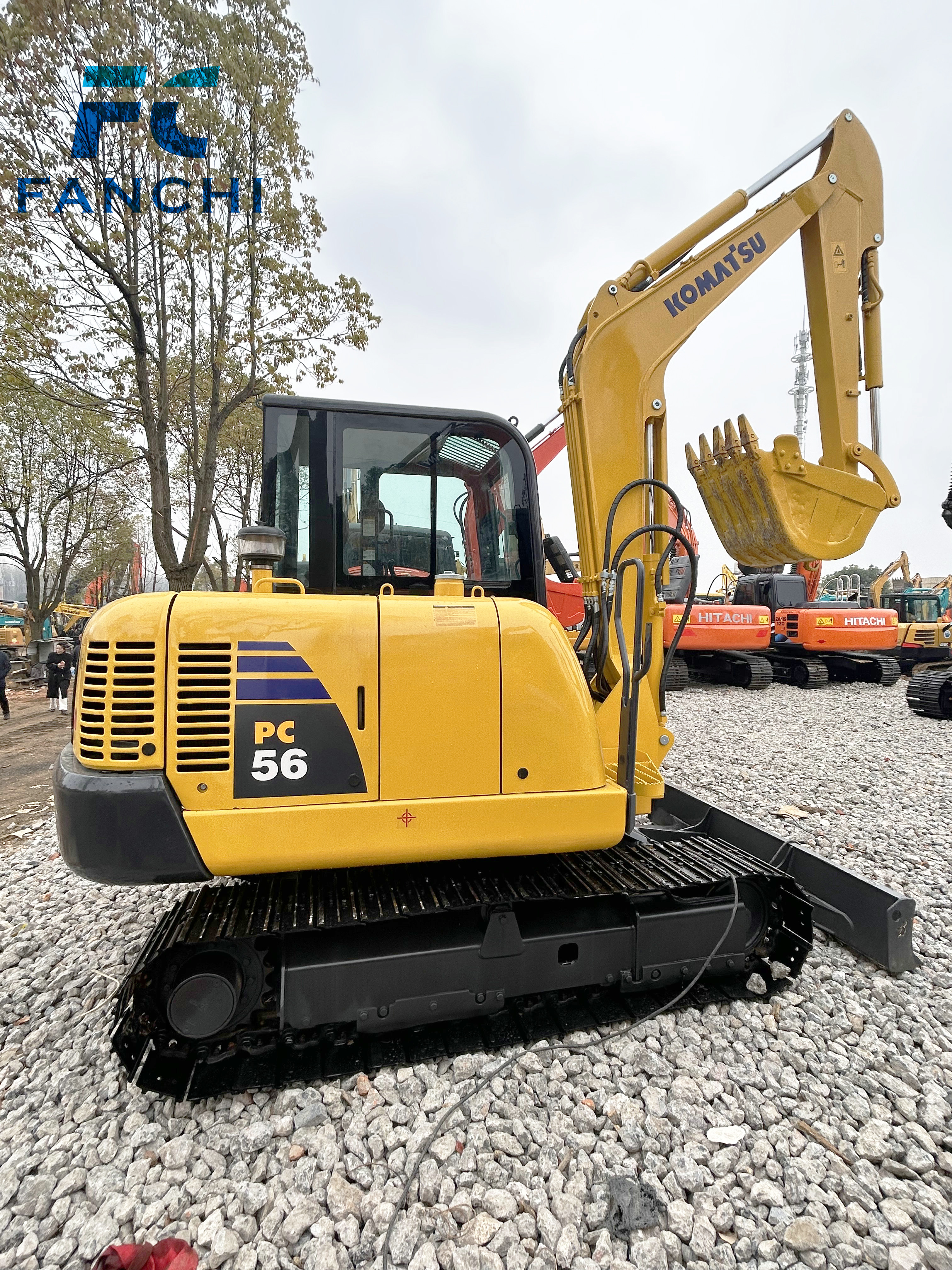 Japan Original Komatsu Pc56 Used Hydraulic Crawler Excavator - High ...