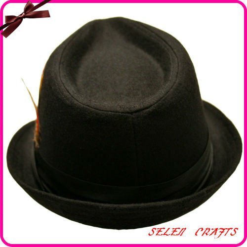 Hot Sell New Design 100% Wool Fashion Trilby Hat for Men/Fedora Hats/Boater Hats/Bowler Hats