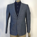 Men Grid Business Blazer garnitury