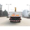 DONGFENG Tianlong 6X4 รถบรรทุกพร้อม 12T Crane