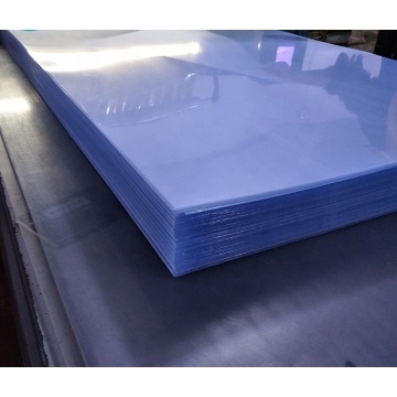 Folha de plástico de PVC transparente rígido 4x8 de 0,5 mm transparente