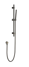 Brass Brushed Gun Metal Shower Set