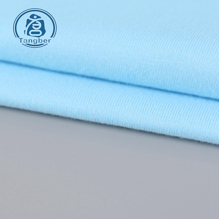 100% combed cotton single jersey t shirts fabric wholesale