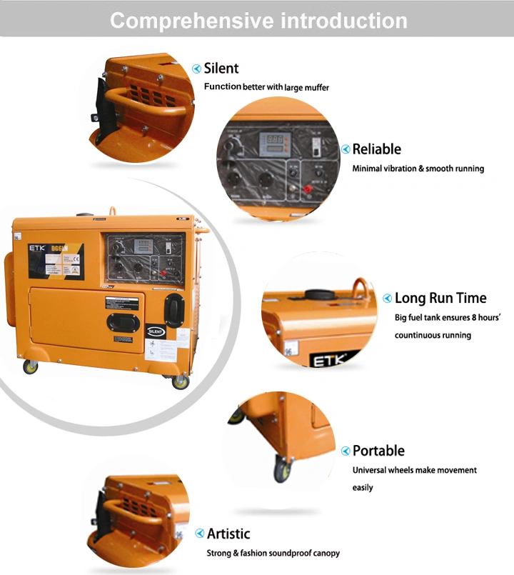 5kw Copper Alternator Diesel Generator