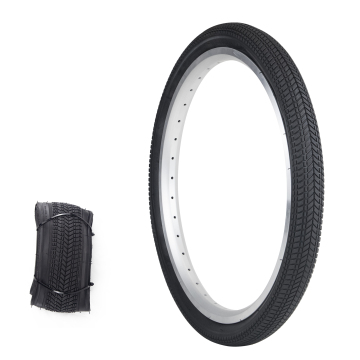 ZUKKA 20x2.125 Slick City Bike Tire - Foldable Soft Bead Black