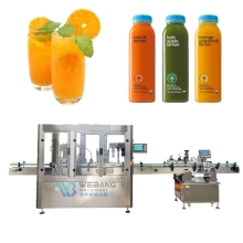 350ml to 550ml Liquid Filling and Capping Machine for Energy Drinks, Juices, and Milk