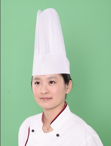 YS-2 60g Non woven Round Top Chef Hat