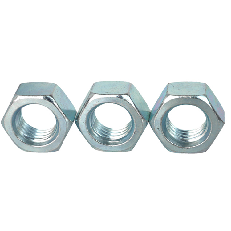 8 Glass Blue A White Zénk Hexagon Nut