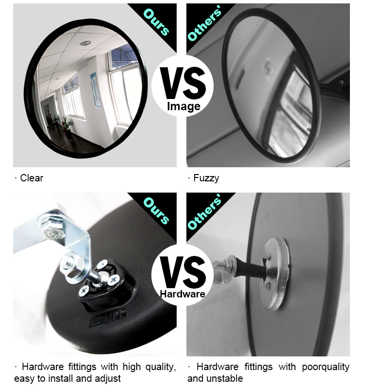 Made In China Traffic Facility Convex And Convexity Mirror, 22cm Small Super Market Safety Anti-theft Mirror