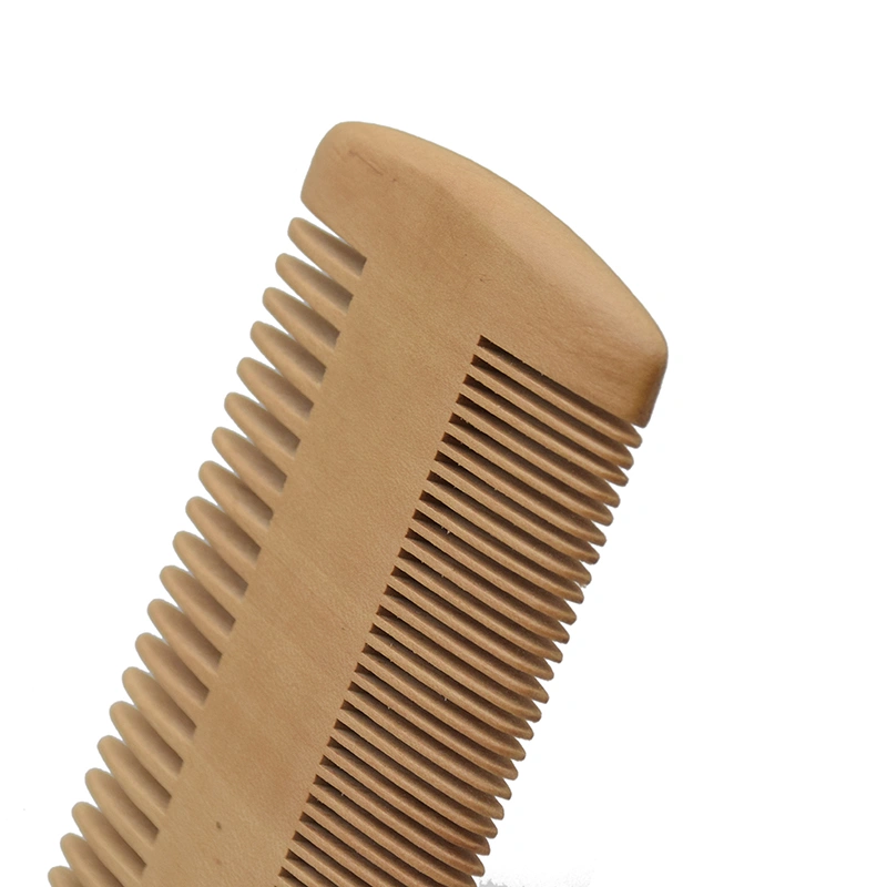 Wholesale Cheap Natural Wooden Hair Comb Massage Anti-Static Beard Comb Men Hairdressing Tool