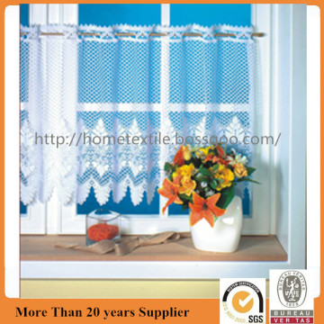 Jacquard Lace Cafe Kitchen Curtains