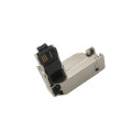 Cat5e 4pin IP20 Right Angle Metal RJ45 Connector