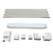 AC Decorative PVC Pipe Cover Kit for Air Conditioner Line Set