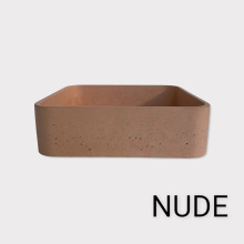 Rectangular Solid Color Multi-purpose Concrete Basin