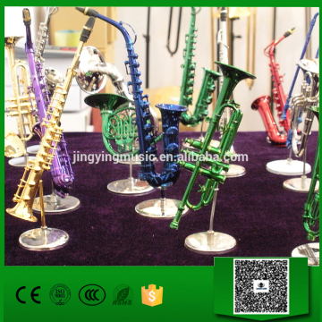 mini trumpet,mini saxophones, minisousaphones, Miniature Brass Wind Musical Instruments