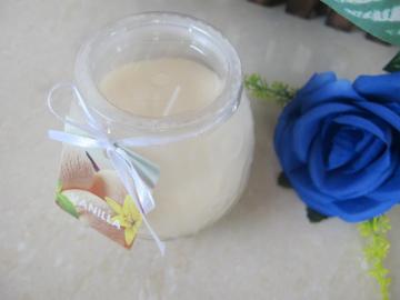 Wholesale Frosted White Glass Candle