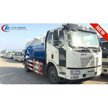 Brand New FAW J6 10000litres sludge suction truck