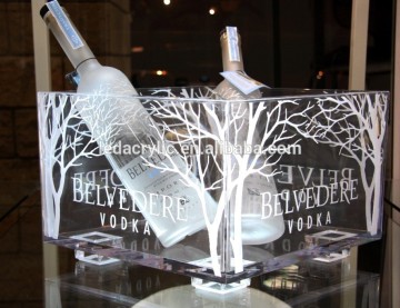 LED belvedere vodka bottle ice bucket