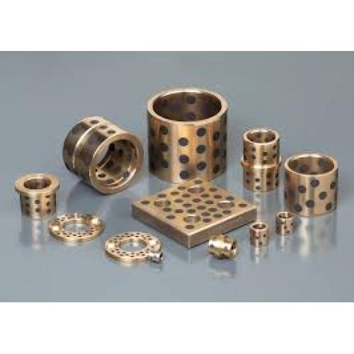 customized high quality self-lubricating bronze graphite bushing metal bushing bearing