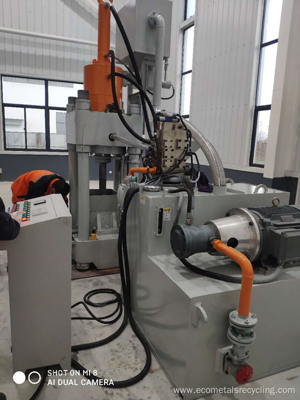 Hydraulic Metal Particles Cuttings Briquetting Press Machine