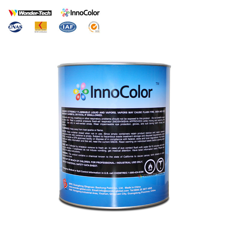 طلاء السيارات InnoColor Lemon Yellow 1K Basecoat