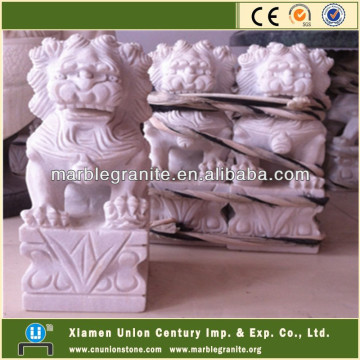 White Marble Stone Fu Dog