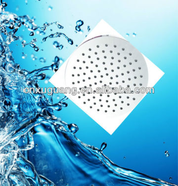 modern round plastic chromed head shower