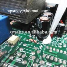 One component, fast curing, thermal conductive non-fluid white RTV silicone pouring rubber