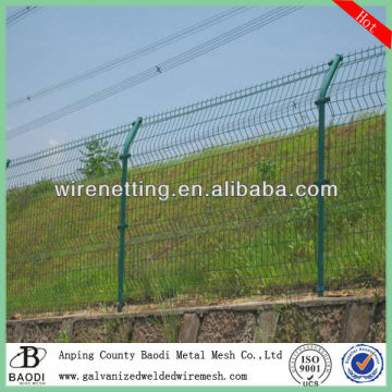 pvc coated fence slope wire mesh welded panel