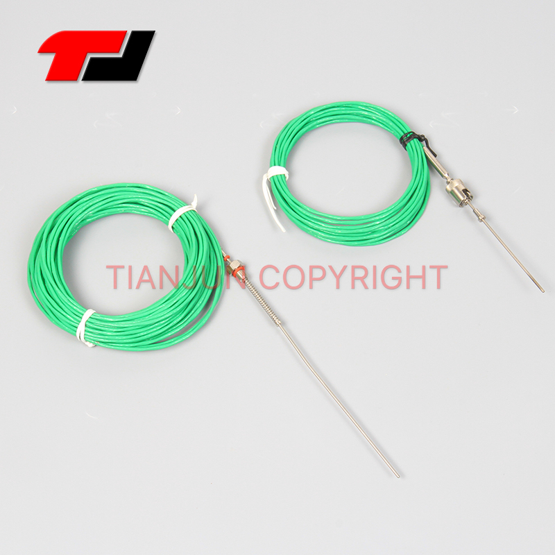 PT100 Thermocouple Probe K type with insulated high temperature lead wire