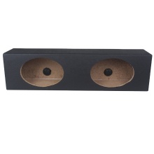 Double 6x9 Speaker Enclosure - Black Coated Car Audio Speaker Box