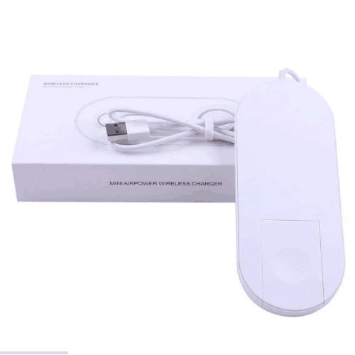 Chargeur sans fil Qi 10W pour téléphone / montre Apple